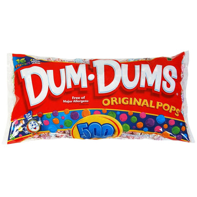 Dum Dums Original Mix Lollipops Candy, 500ct Big Bag Dum-Dums 