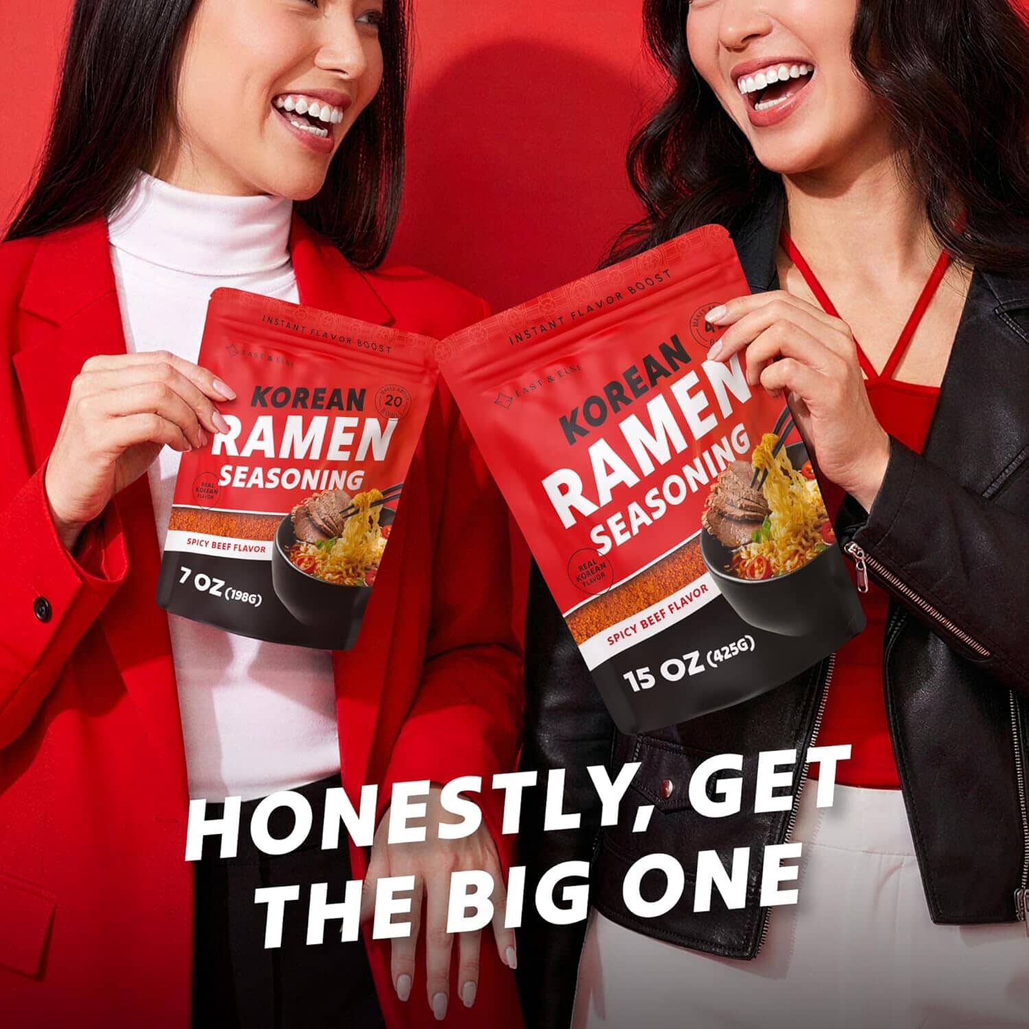 East and Else Korean Spicy Beef, Instant Ramen Seasoning Powder East and Else 