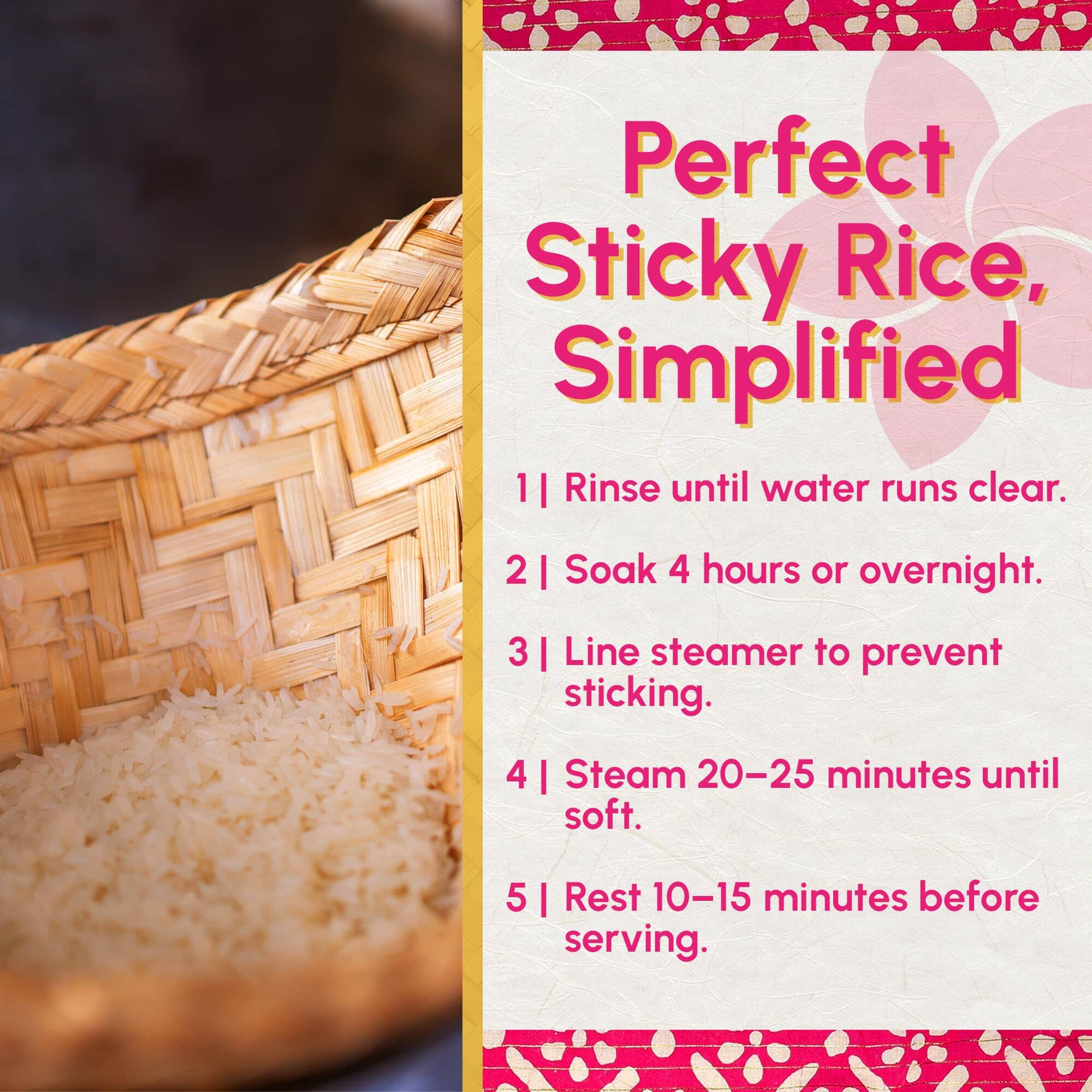 East and Else Thai Sticky Rice (Sweet Rice), Product of Thailand East and Else 