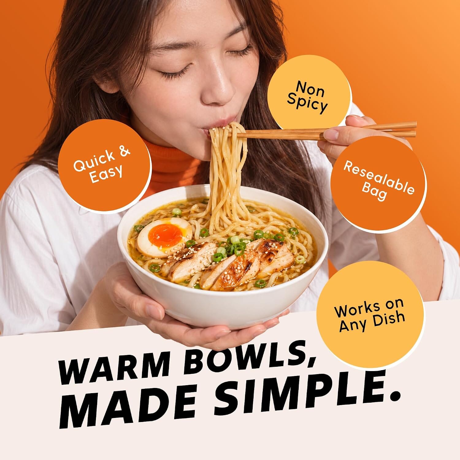 East & Else Korean Chicken Ramen Seasoning, Instant Soup Powder Only Snackathon 