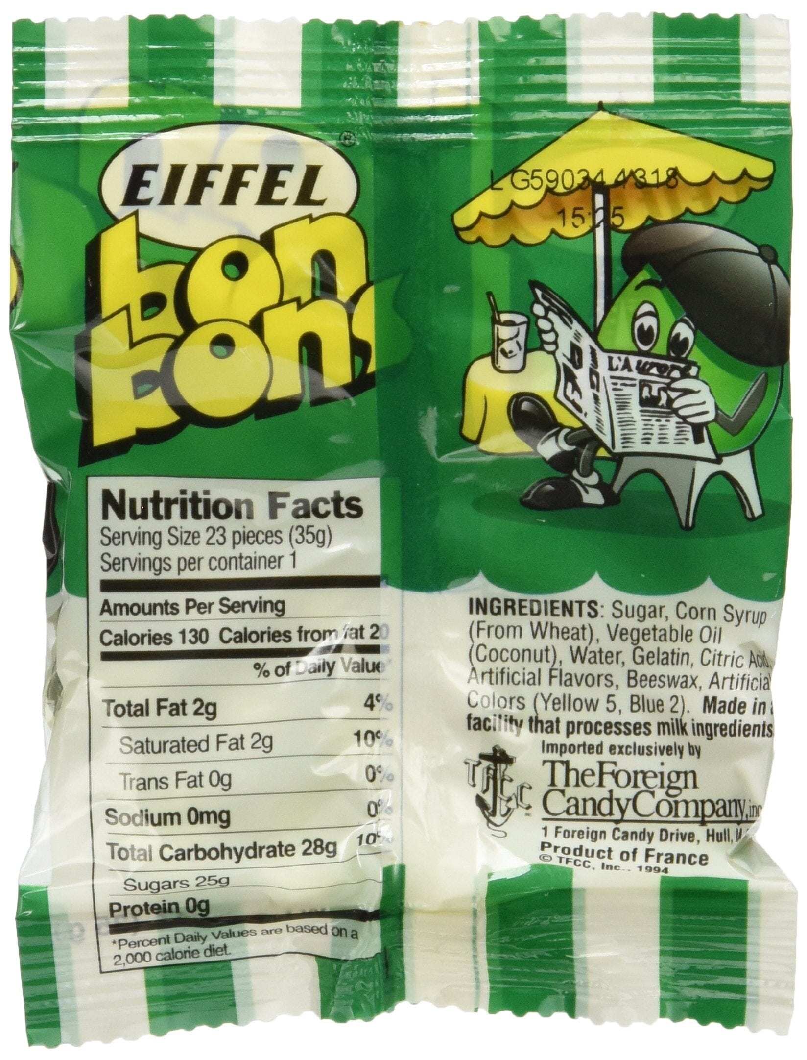 Eiffel Bon Bons, Apple, 4 Ounce Eiffel Bonbons 