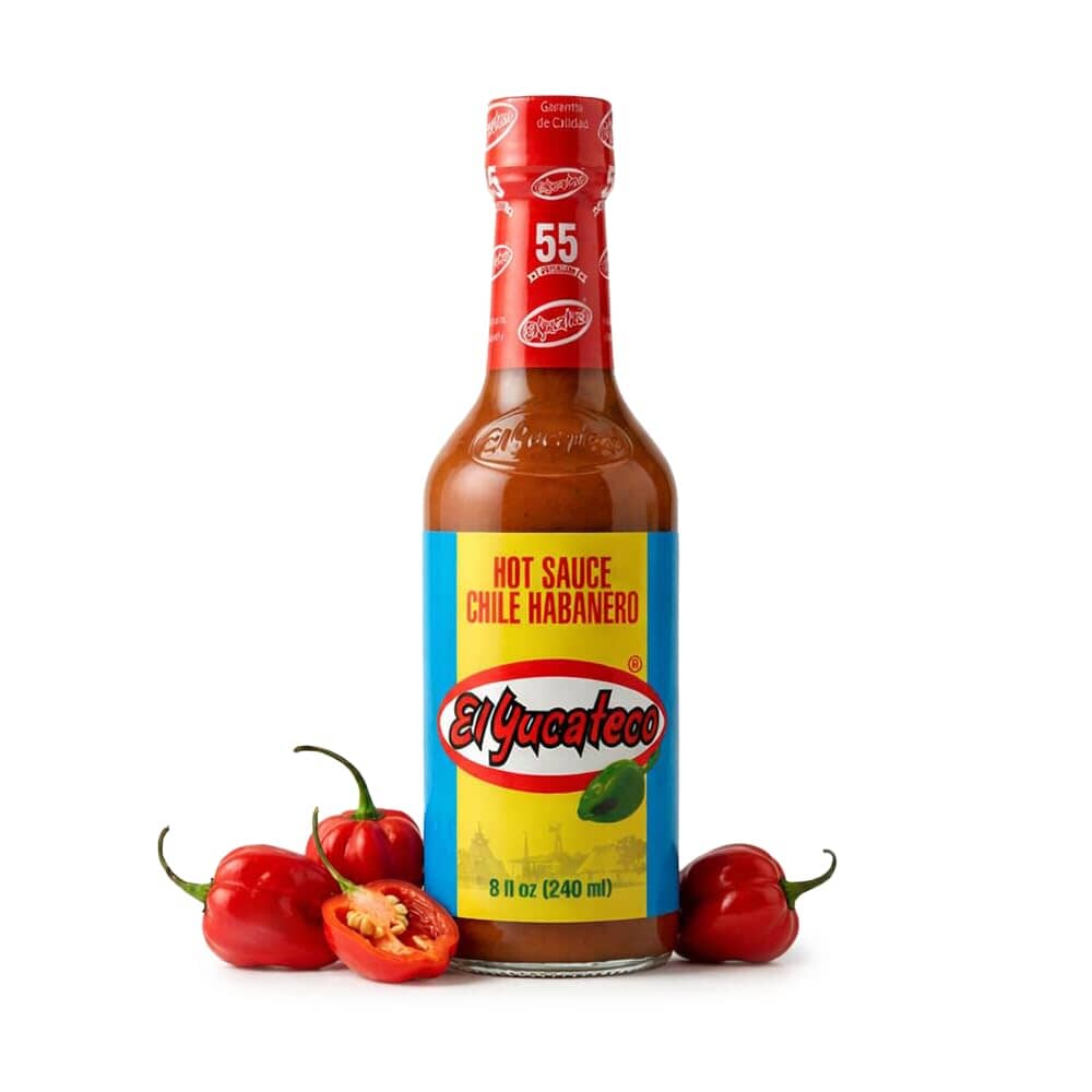 El Yucateco Red Habanero Hot Sauce, 8 Ounce El Yucateco 