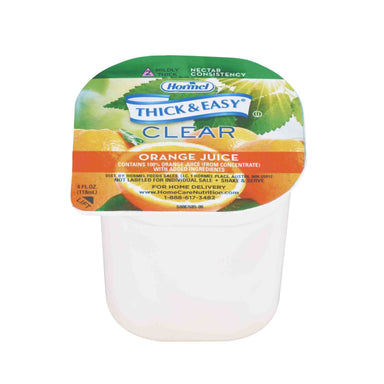 [EXPIRED] Hormel Drink Thick & Easy Orange Juice (Nectar Consistency), 4-Ounce Portion Control Cups Hormel 