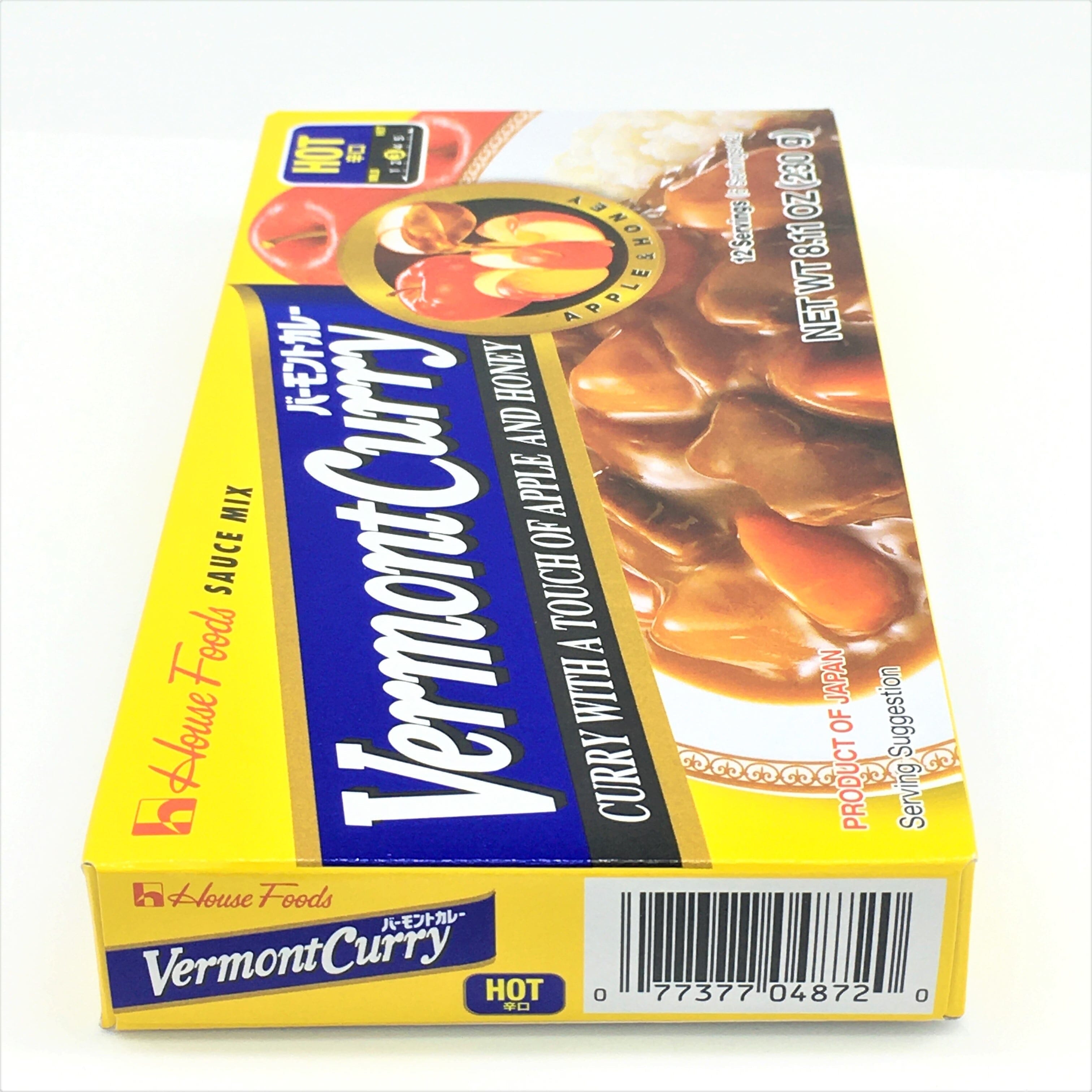 [EXPIRED] House Foods Vermont Curry, Touch of Apple & Honey, Hot, 230 Gm JFC 
