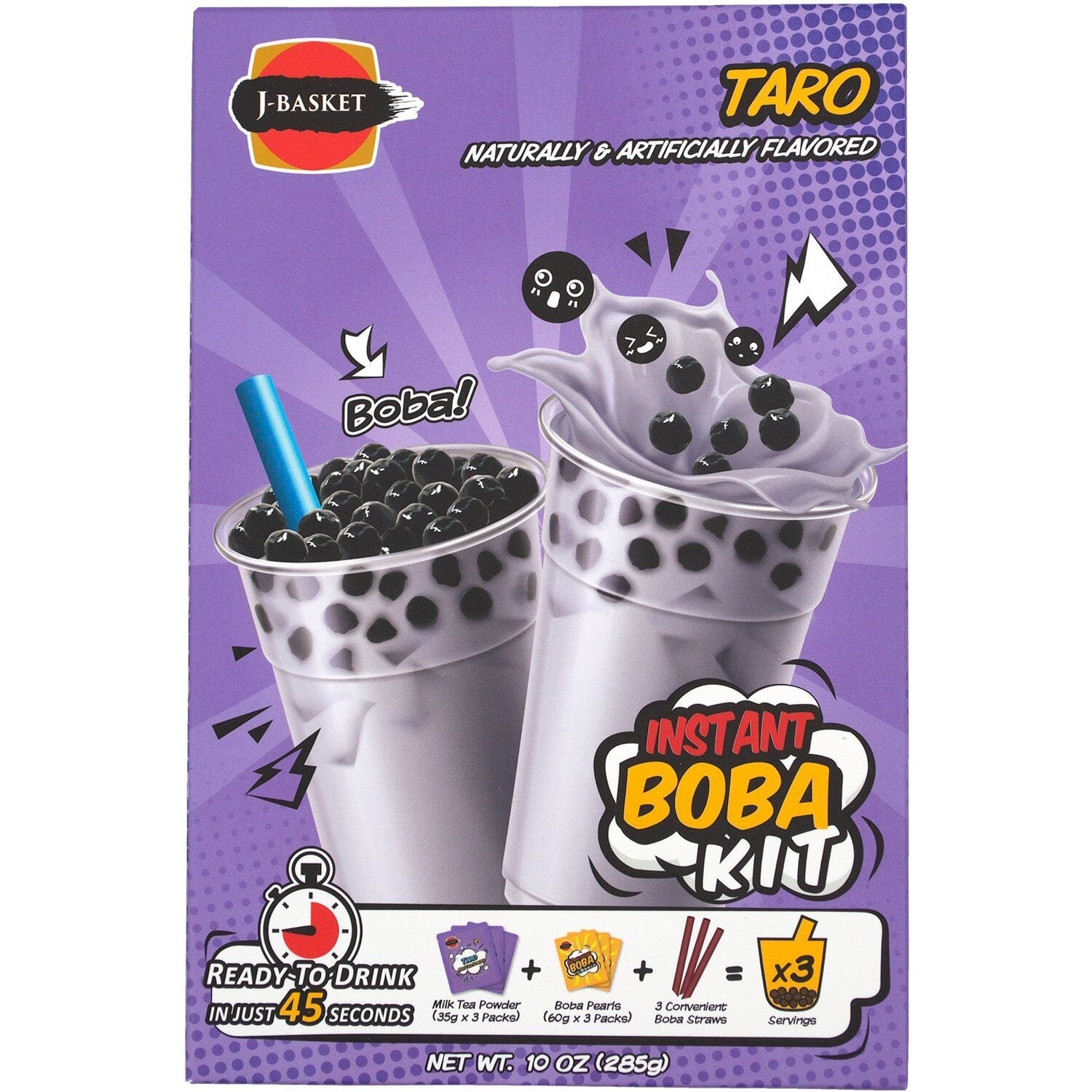 [EXPIRED] J-Basket Boba Kit, Taro, 10 Ounce J-Basket 10 Ounce 