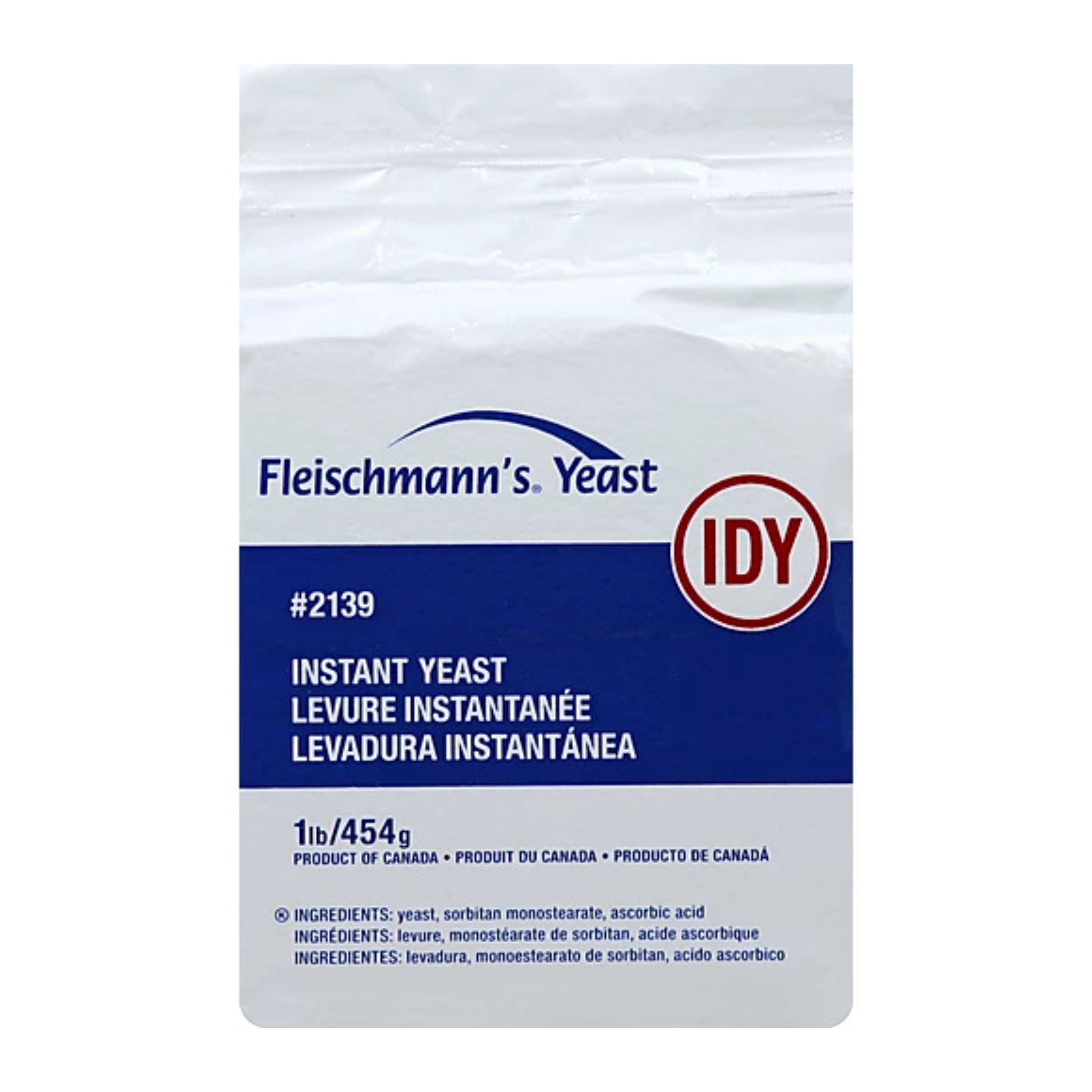 Fleischmann's Instant Dry Yeast, 16 oz. bag Fleischmann’s 1 pound tub 