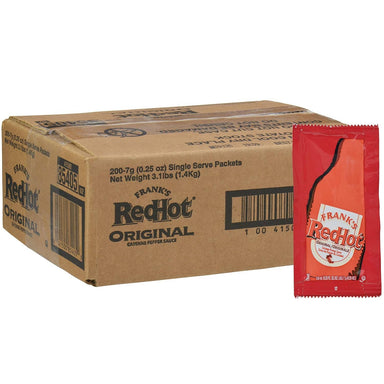 Frank's RedHot Original Cayenne Pepper Sauce Packets, 200 Count Frank's RedHot 