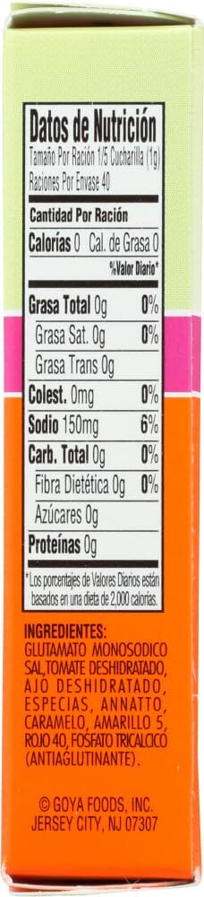 Goya Foods Sazon Cilantro and Tomato Seasoning (Tomate y Cilantro), 1.41-Ounce by Goya Snackathon Foods 