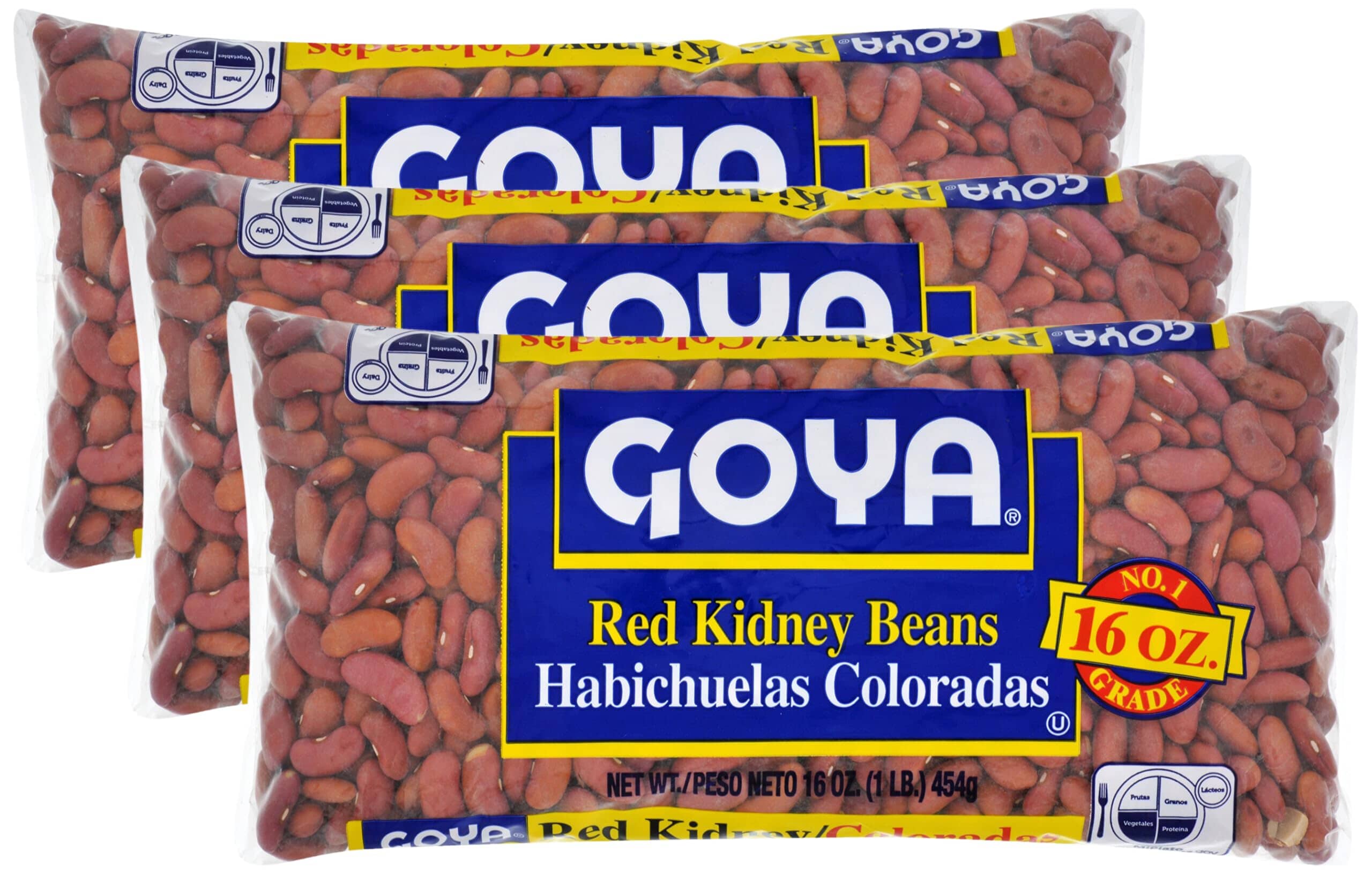 Goya Kidney Beans, Red, 1 Pound Snackathon Foods 16 Ounce (Pack of 24) 