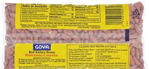 Goya Kidney Beans, Red, 1 Pound Snackathon Foods 