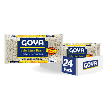 Goya Large Lima Beans Dry, 16 Ounce Goya 16 Oz-24 Pack 