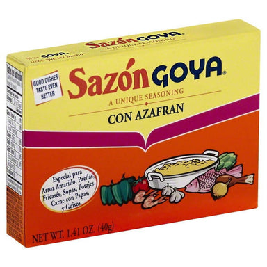 GOYA Sazon Azafran Seasoning 1.41 Oz GOYA 