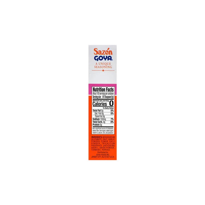 Goya Sazon without Annatto Seasoning, 2.11 oz GOYA 
