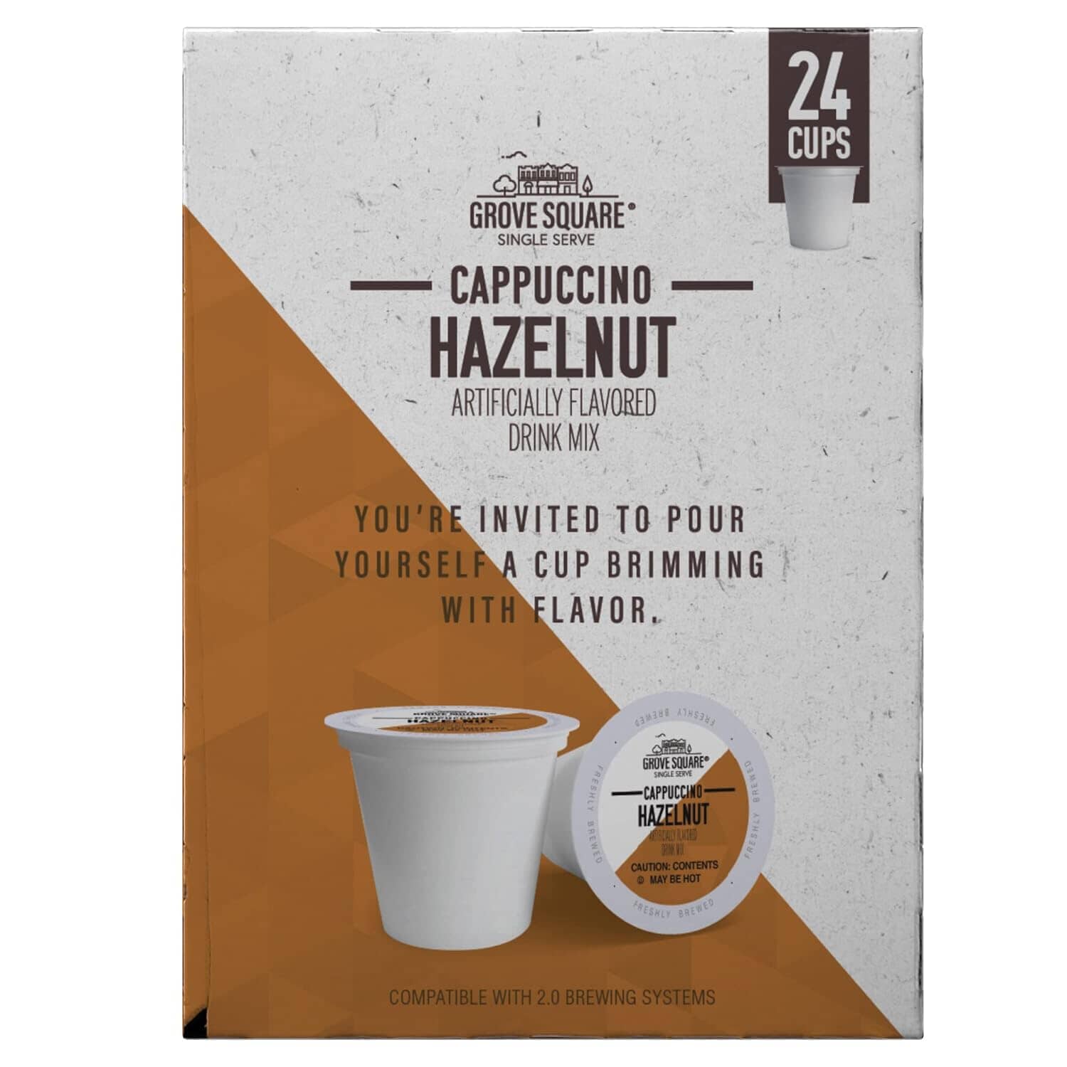 Grove Square Cappuccino Coffee K-Cups Grove Square 