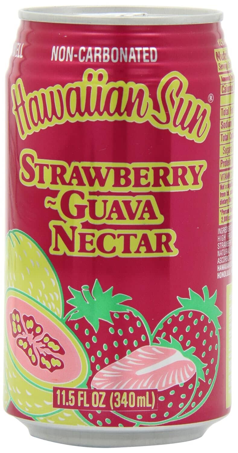 Hawaiian Sun Drink, Strawberry Guava Nectar, 11.5 Fl Oz Pack of 6 Hawaiian Sun 