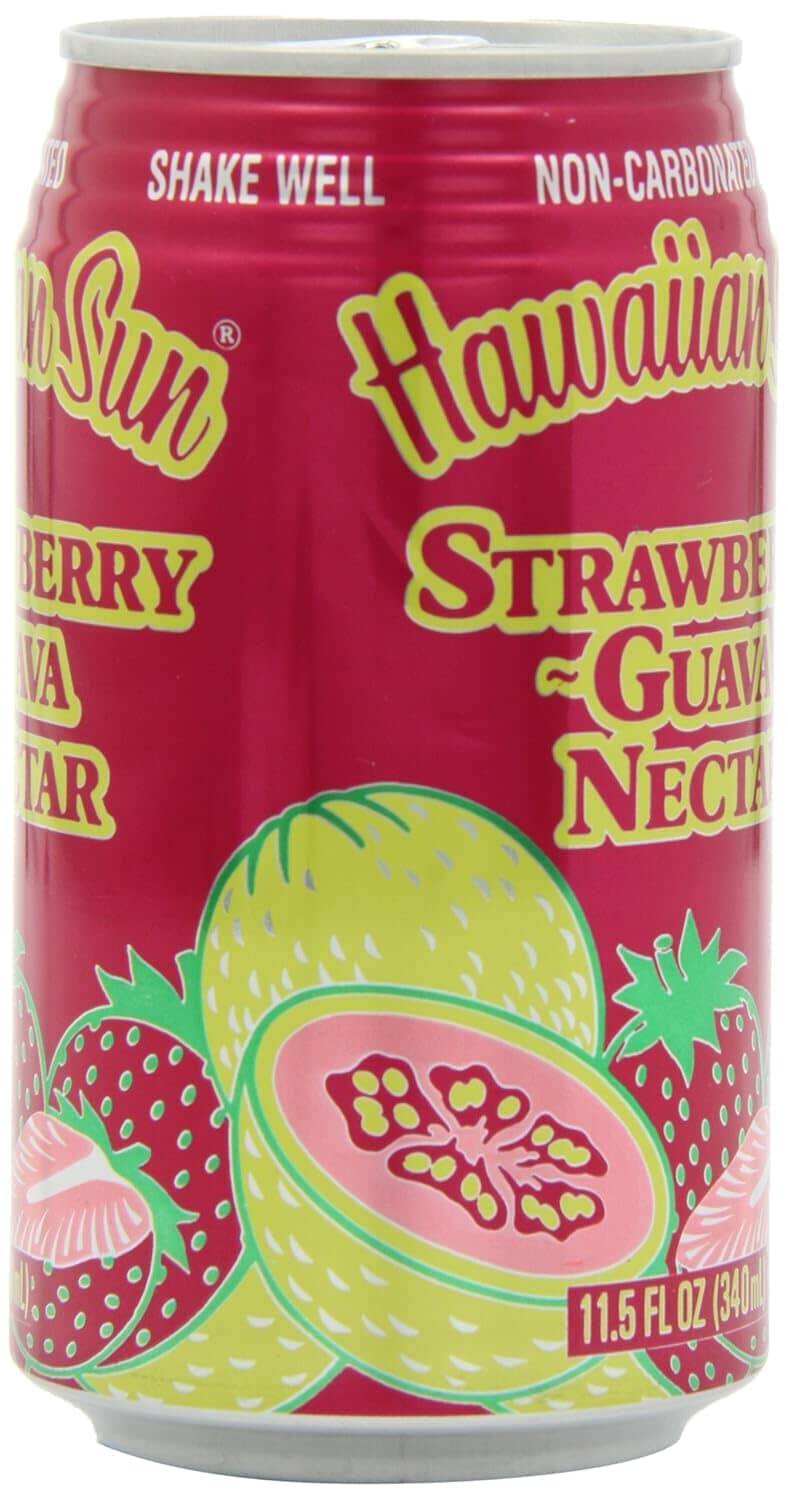 Hawaiian Sun Drink, Strawberry Guava Nectar, 11.5 Fl Oz Pack of 6 Hawaiian Sun 