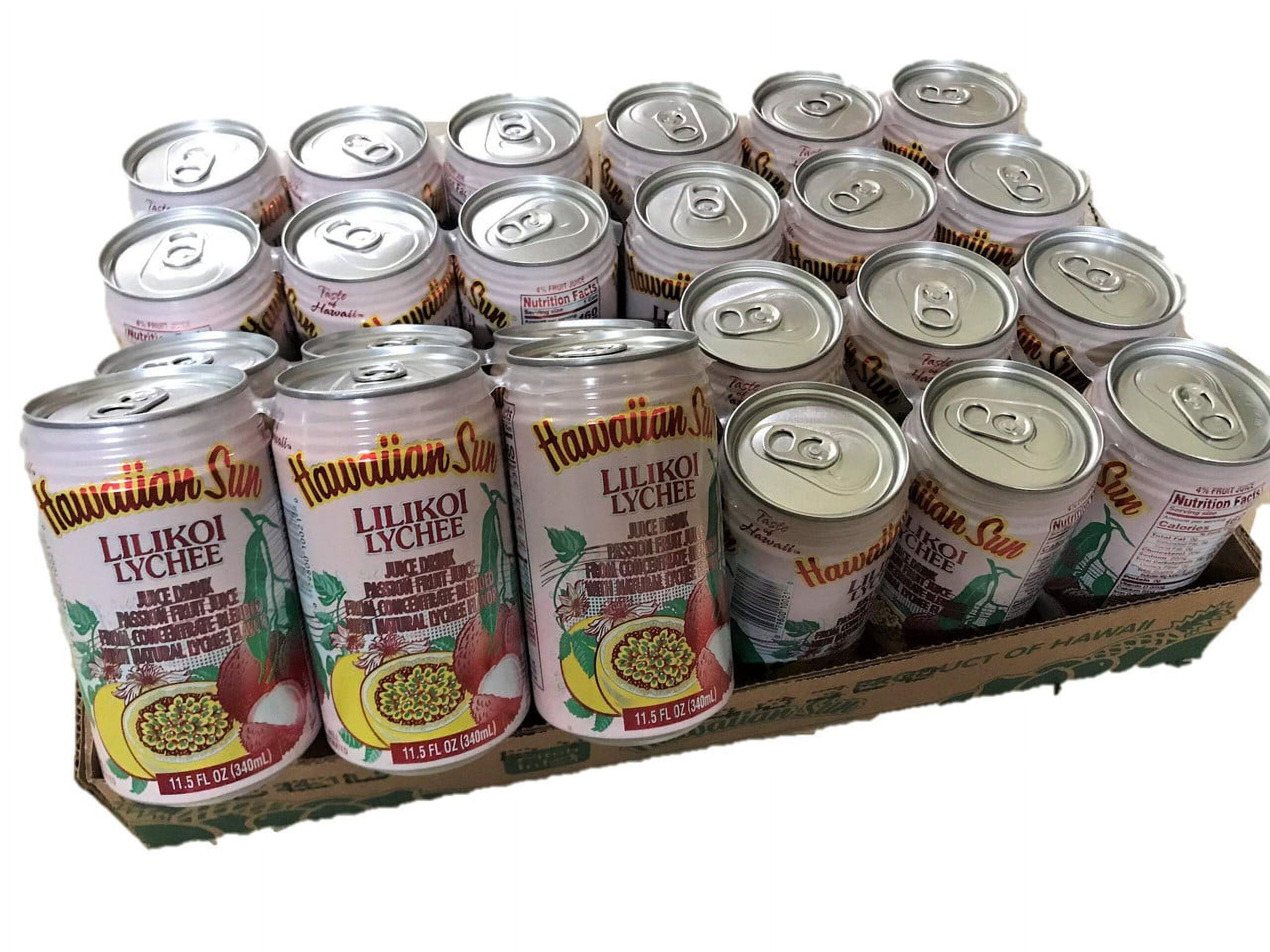 Hawaiian Sun Lilikoi Lychee 11.5 Oz 6pk Hawaiian Sun 