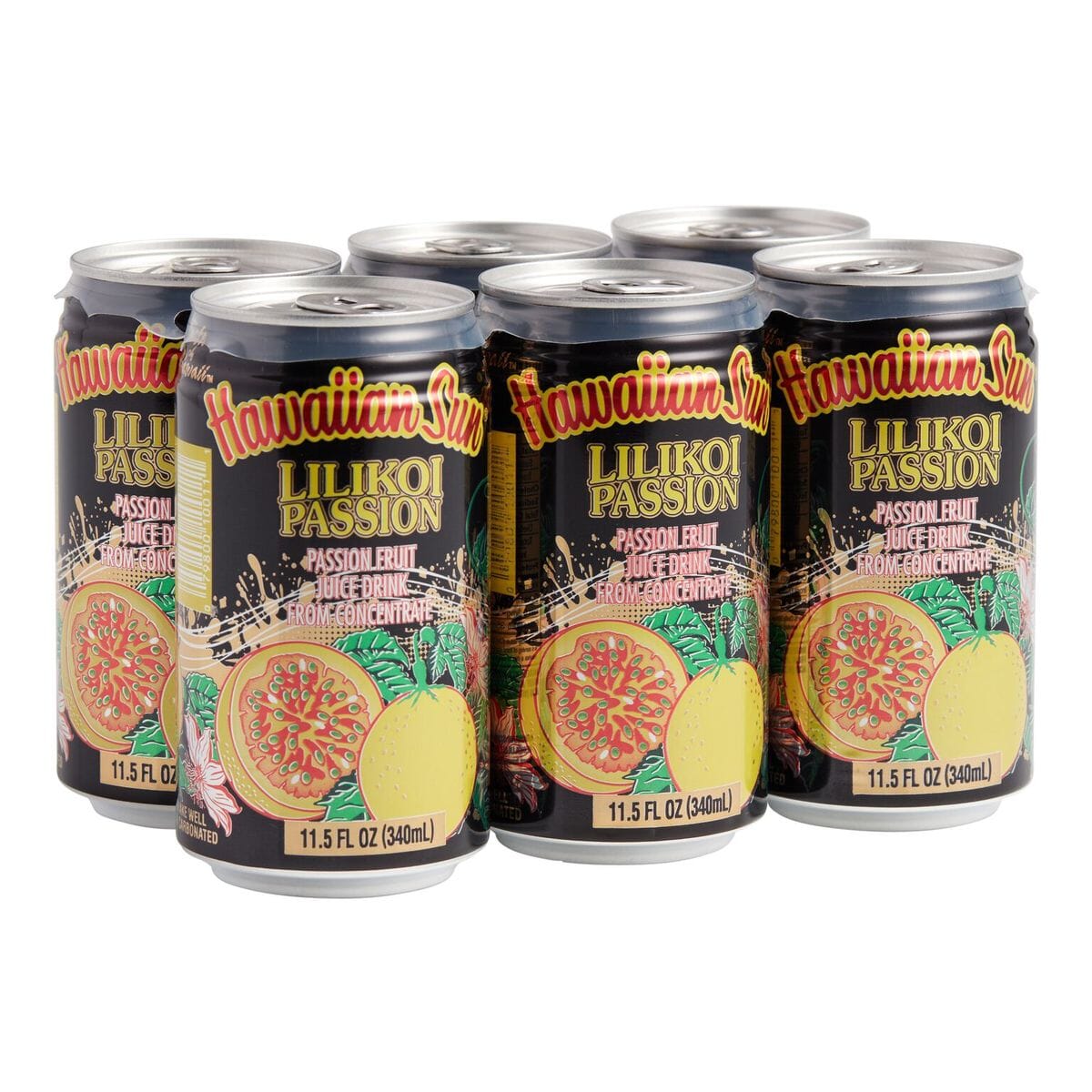 Hawaiian Sun Lilikoi, Passion Fruit, 11.5 Fl Oz Pack of 6 Hawaiian Sun 11.5 FO-6 Count 