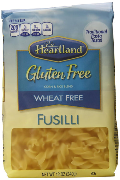 Heartland Gluten Free Fusilli, 12 Ounce Heartland 12 Ounce 