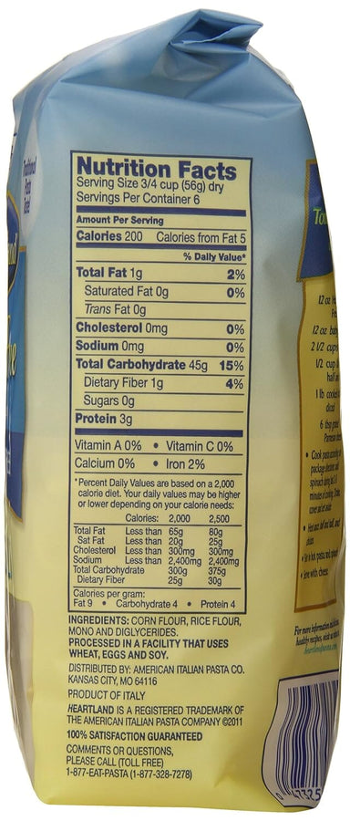 Heartland Gluten Free Fusilli, 12 Ounce Heartland 