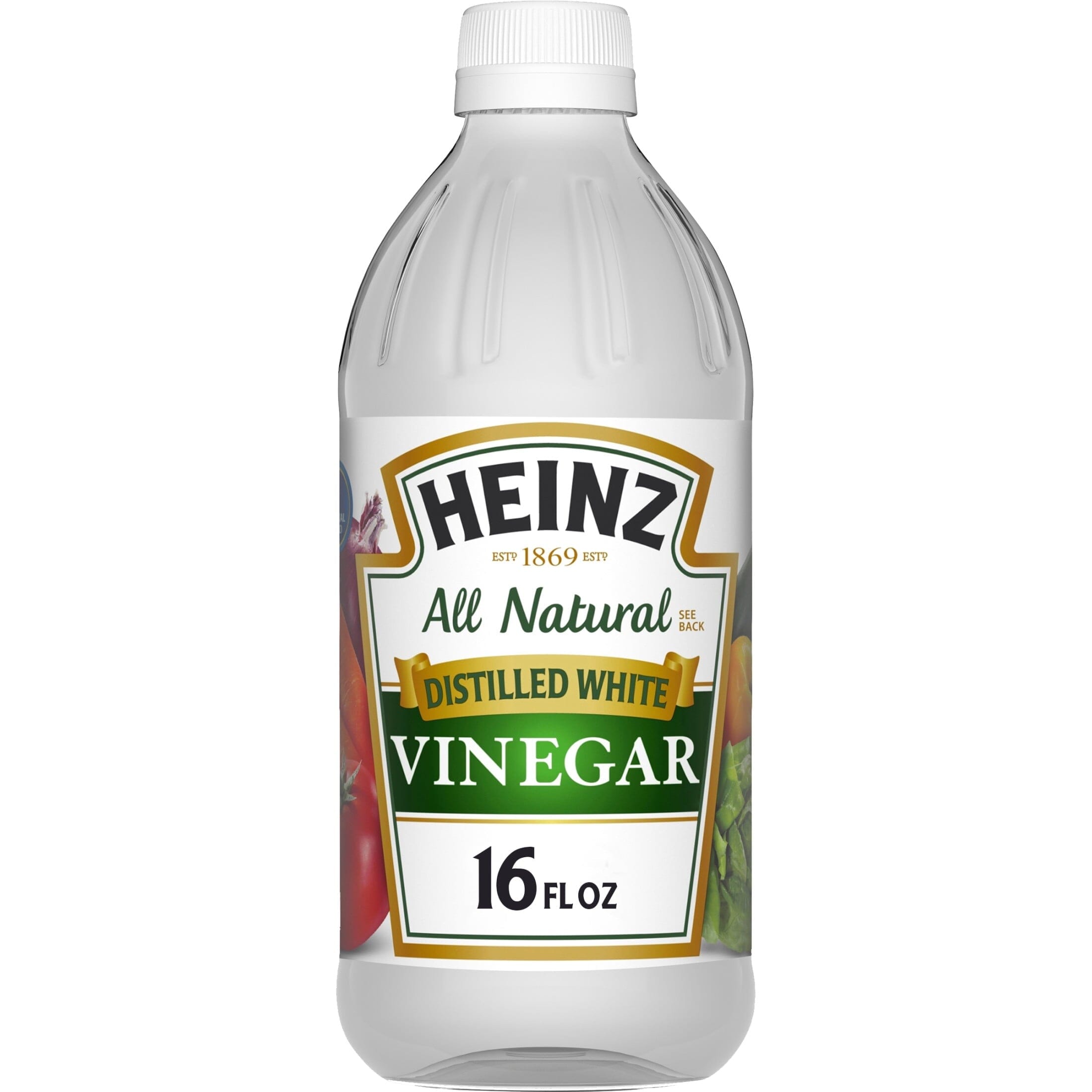 Heinz All Natural Distilled White Vinegar with 5% Acidity, 16 fl oz Bottle Heinz 