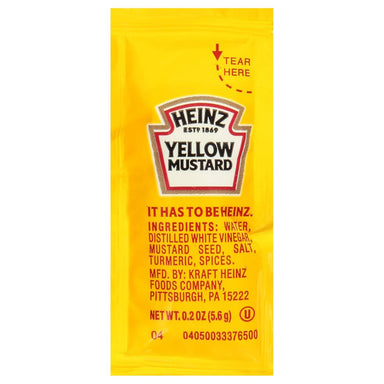 Heinz Mild Mustard - 1000 Packets Heinz 