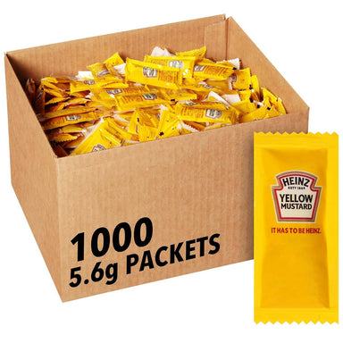 Heinz Mild Mustard - 1000 Packets Heinz 