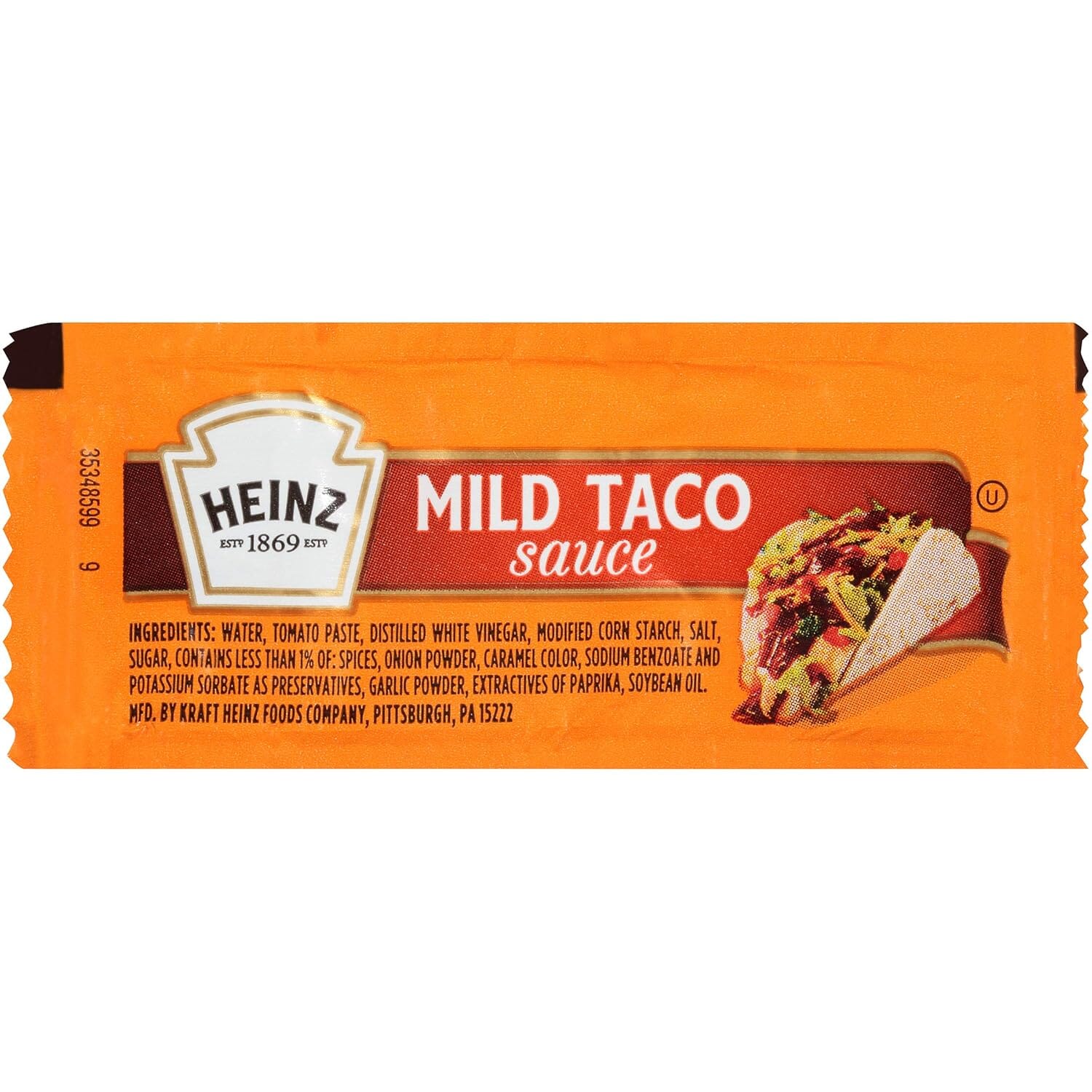 Heinz Mild Taco Sauce Portion Packets, 9 Gram, 200 ct Heinz 
