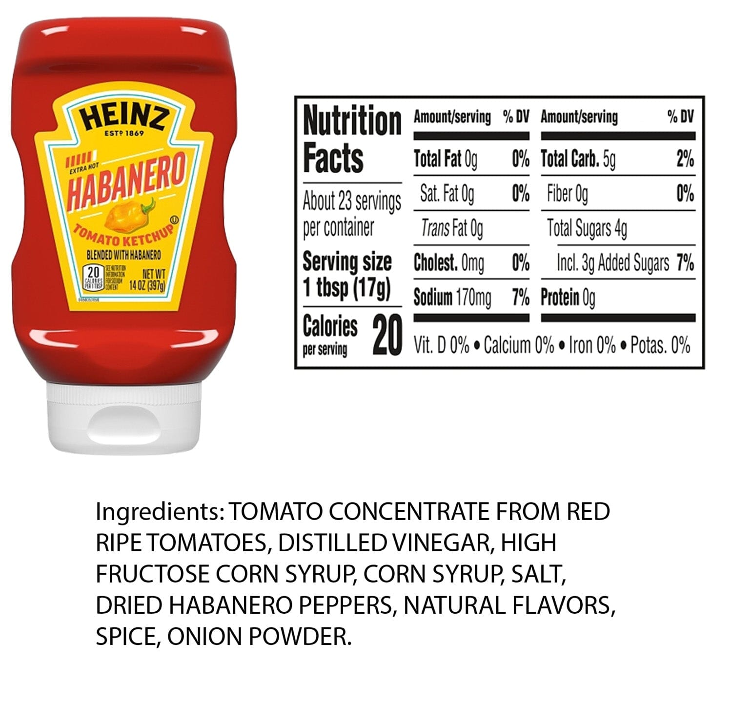 Heinz Spicy Ketchup Variety Pack, 3 flavors (Chipotle, Jalapeno, Habanero), 14 Ounce Each, Pack of 3 Snackathon 