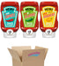 Heinz Spicy Ketchup Variety Pack, 3 flavors (Chipotle, Jalapeno, Habanero), 14 Ounce Each, Pack of 3 Snackathon Pack of 3 