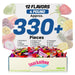 Hi Chew 12 Flavors, Bulk 330+ Pieces, 4 Pound (Strawberry, Mango, Green Apple, Grape, Pineapple, Kiwi, Dragon Fruit, Grapefruit, Lemon, Watermelon, Tropical Smoothie, and Pina Colada) Snackathon 