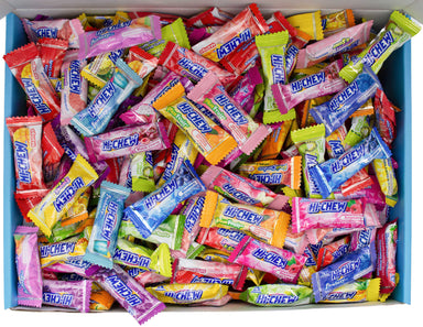 Hi Chew 20 Flavors, Bulk 330+ Pieces, 4 Pound (Strawberry, Mango, Green Apple, Grape, Pineapple, Kiwi, Dragon Fruit, 3 Berries, Orange Tang, Apple Strawberry, Raspberry, Blue Hawaii, Rainbow Sherbet) Snackathon 