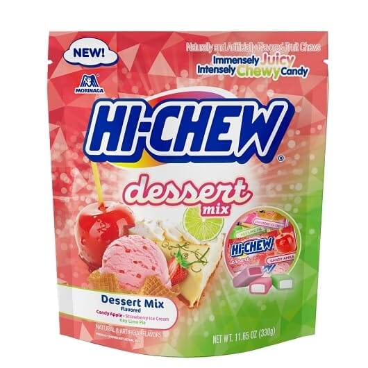 Hi Chew 24 Flavors, Bulk 330+ Pieces, 4 Pound (4 Original, 3 Tropical, 3 Combos, 3 Sweet and Sour, 3 Fantasy, 3 Dessert, 3 Berries, 2 Plusfruit) Snackathon 