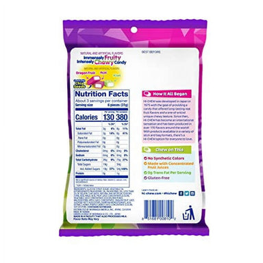 Hi-Chew Sensationally Chewy Japanese Fruit Candy, Superfruit Mix, 3.17 Ounce, 6 Count Hi-Chew 