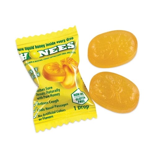 Honees Honey Lemon Cough Drops, 20 Drops Each Pack of 1 Honees 