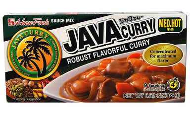House Foods Java Curry Medium Hot 6.52oz House Foods Pack of 1 