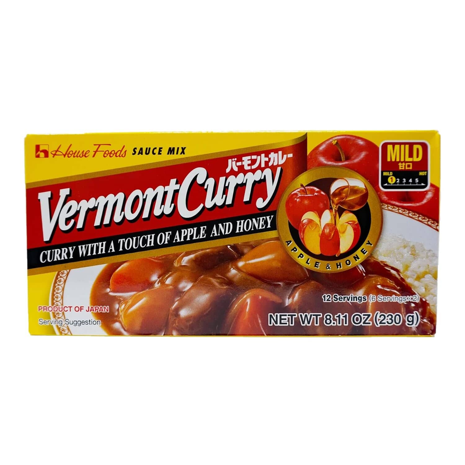 House Foods Vermont Curry Mild 8.11 oz 