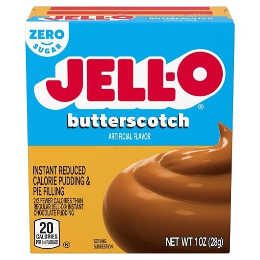 Jell-O Sugar Free Instant Pudding & Pie Filling Mixes Jell-O Butterscotch 1 Ounce 