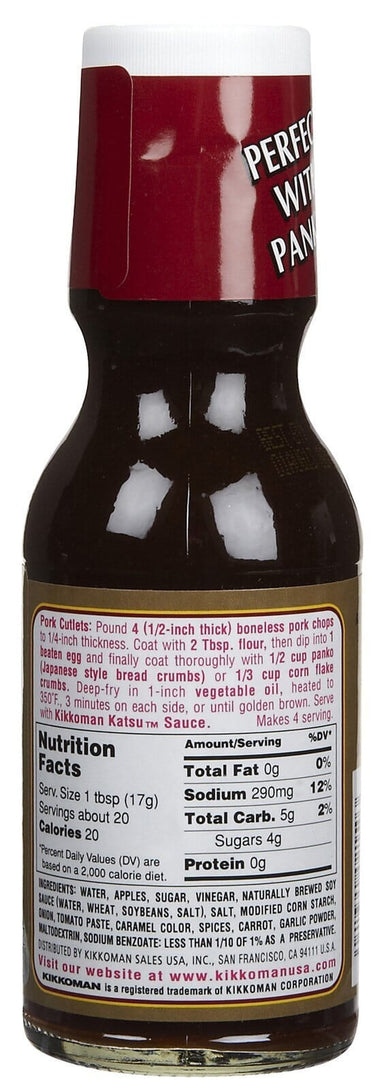 Kikkoman katsu Sauce, Glass Bottles, 11.75 Ounce Kikkoman 