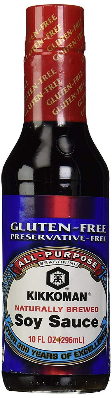 Kikkoman Naturally Brewed Soy Sauce, Gluten-Free Kikkoman Gluten-Free 10 Fluid Ounce 