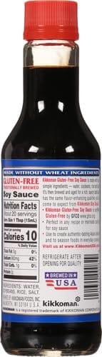 Kikkoman Soy Sauce Gluten-Free, 10 Ounce Kikkoman 