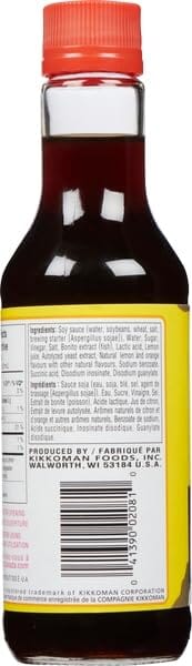 Kikkoman Soy Sauce, Ponzu Citrus, 10 Fl Oz Snackathon Foods 