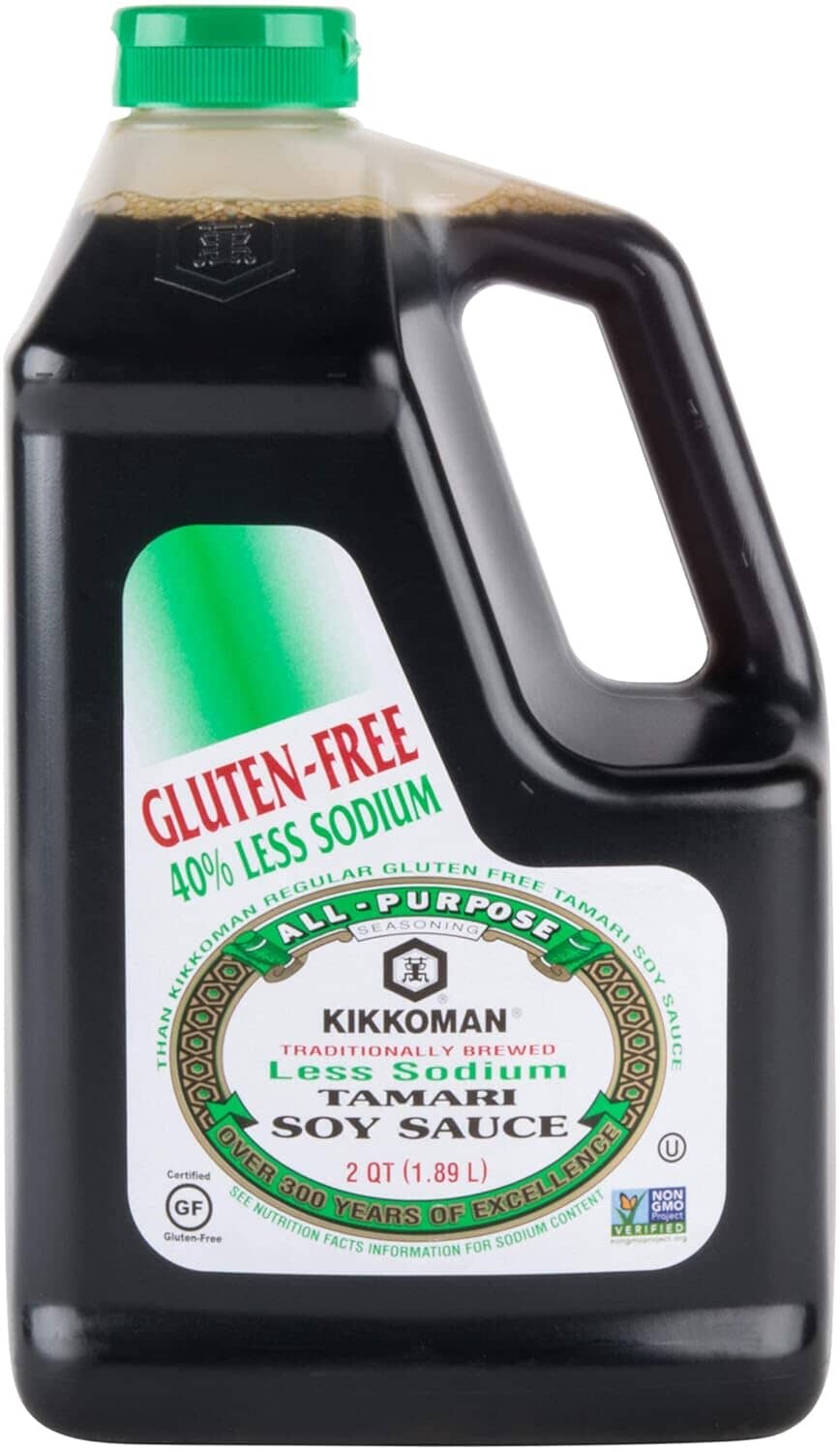 Kikkoman Tamari Soy Sauce Kikkoman Gluten Free Less Sodium 64 Fluid Ounce 