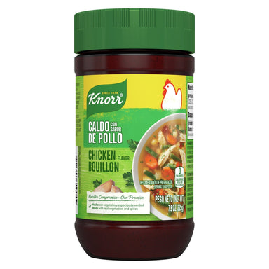 Knorr Granulated Bouillon Chicken Flavor Cholesterol-Free Powder, 7.9 oz Jar Knorr Single 