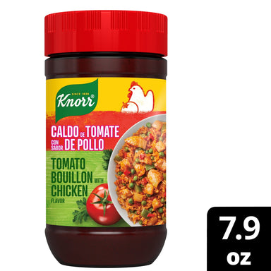 Knorr Granulated Tomato with Chicken Flavor Bouillon Ground Fat & Cholesterol Free, 7.9 oz Jar Knorr 