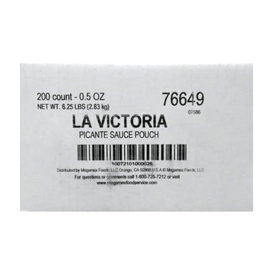 La Victoria Picante Sauce Medium, 0.5 Ounce Single Serve Packets (200 Count) La Victoria 