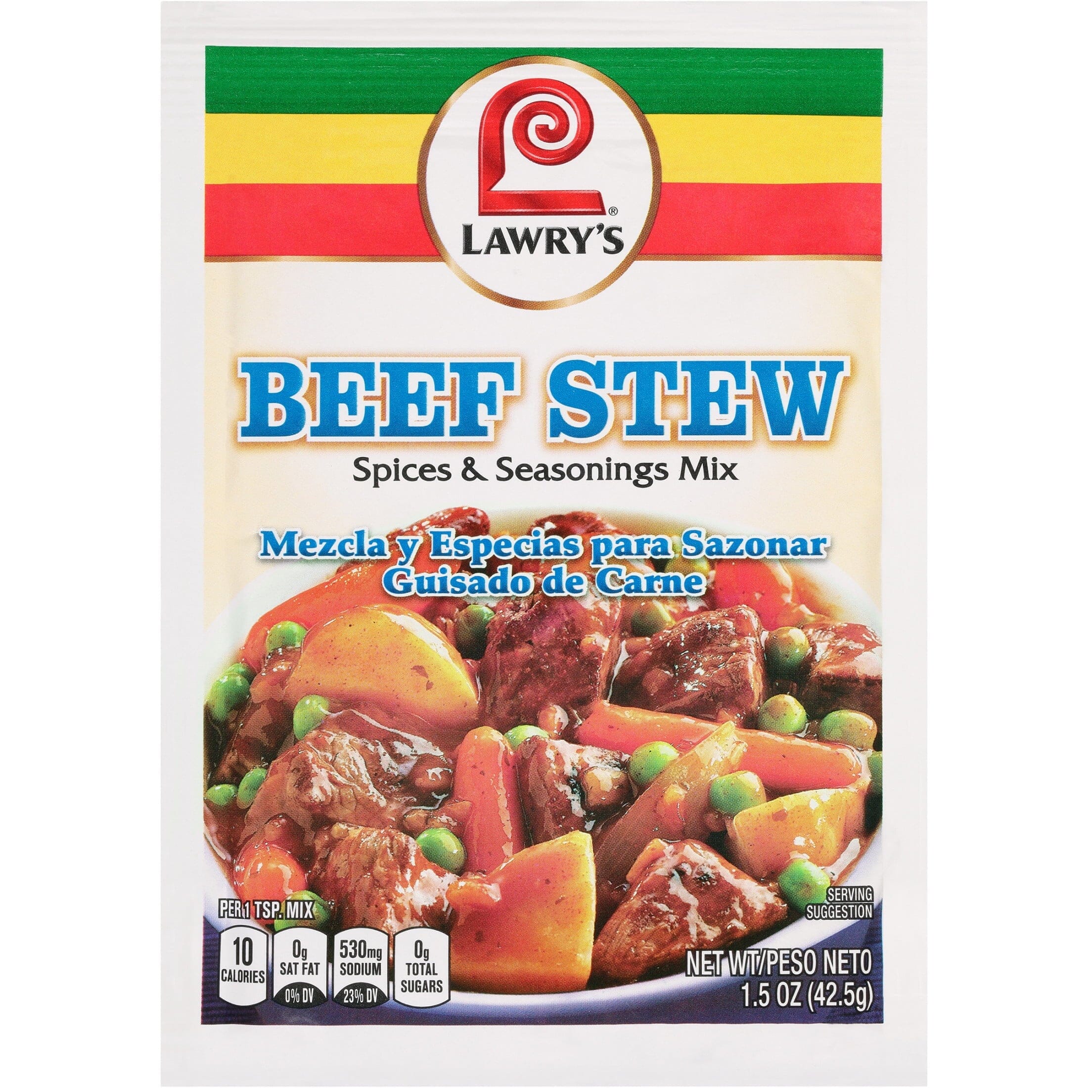 Lawry's Beef Stew Seasoning Mix, 1.5 oz Envelope Lawry's 