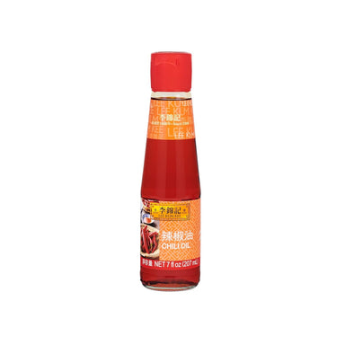 Lee Kum Kee Chili Oil (7 oz - 1 Pack), Crafted from Dried Chili Peppers and Soybean Oil, Spicy, Perfect for Dipping, Cold Dishes, Sichuan and Hunan Dishes Snackathon Foods 