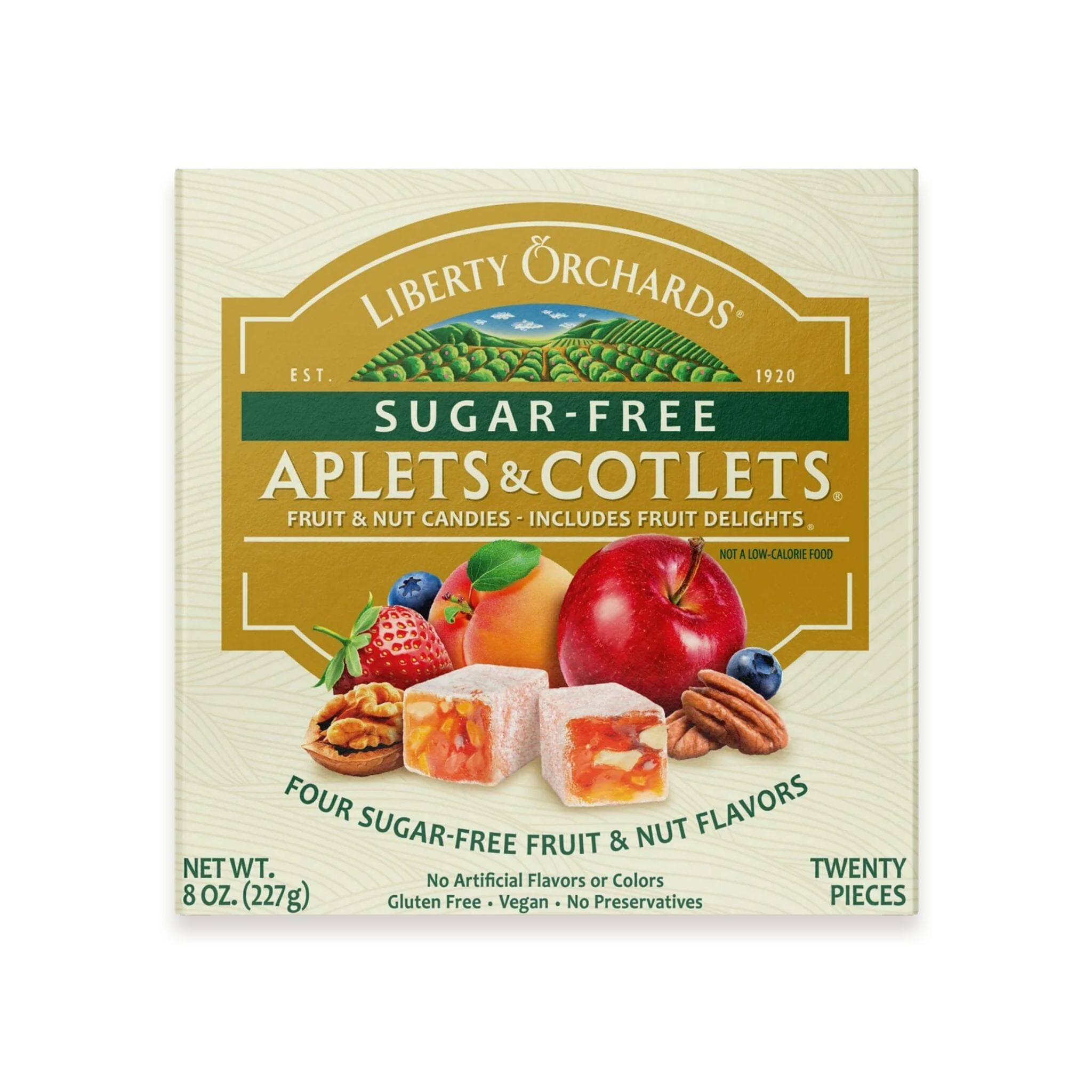 Liberty Orchards Sugar Free Aplets & Cotlets, 8 Ounce Liberty Orchards 