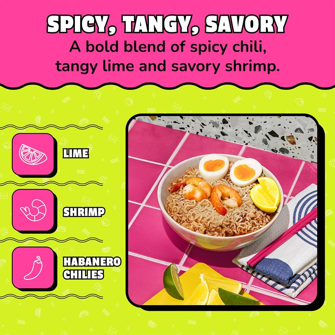 Maruchan Ramen, Lime Chili Shrimp, 3 Ounce Maruchan 